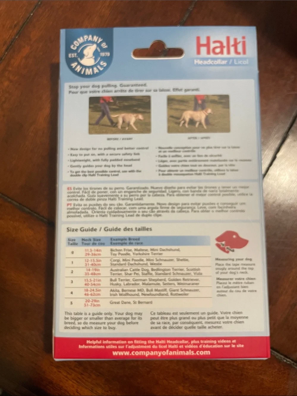 Headcollar Dog Head Collar — Red